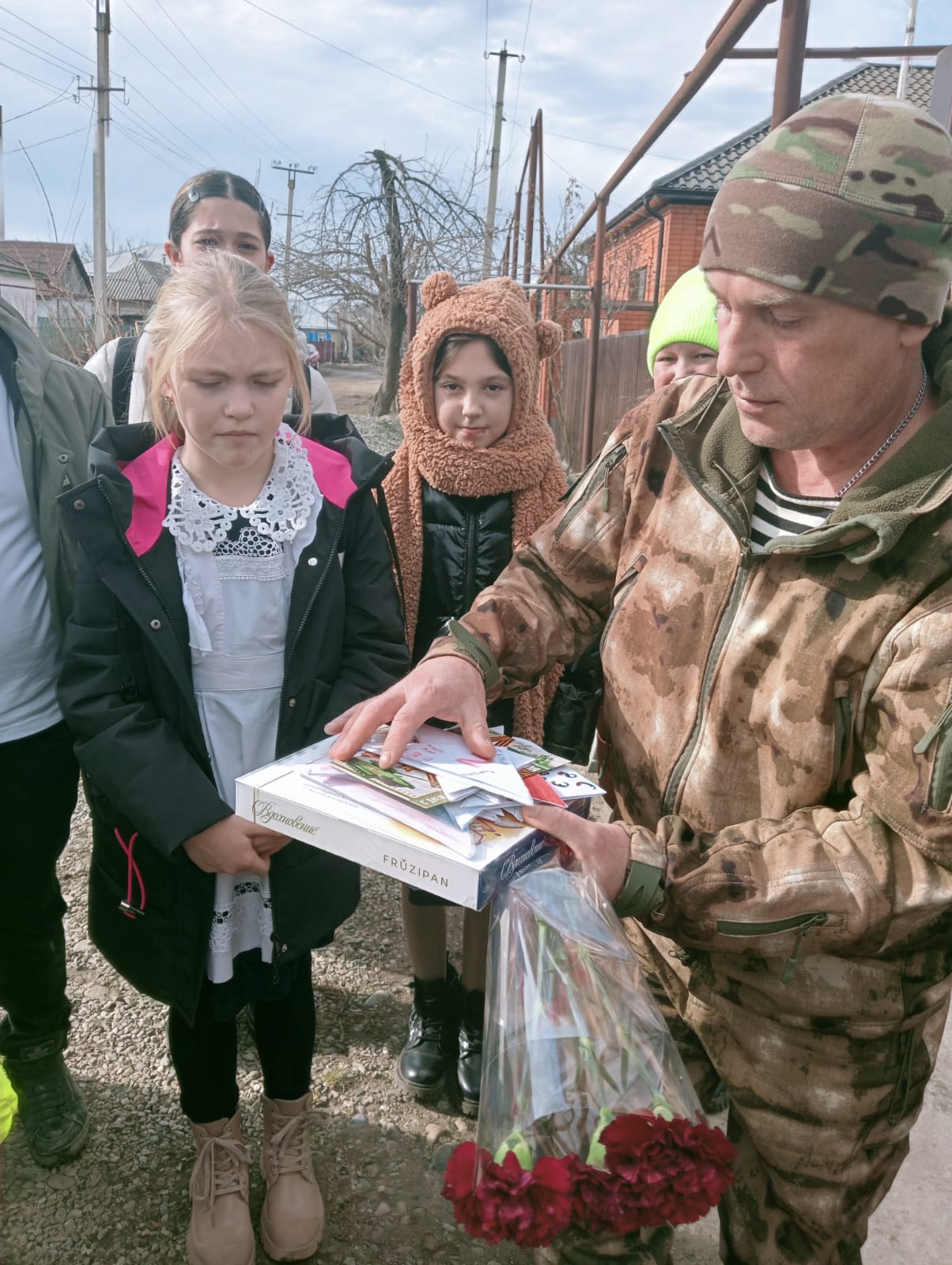 Поздравление мобилизованных.